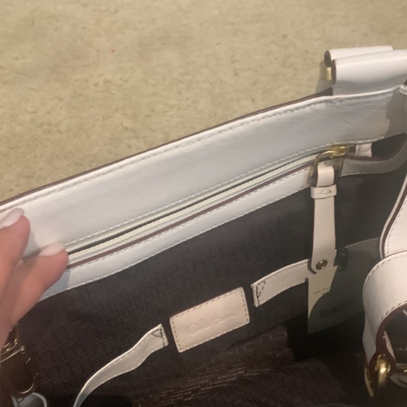 Cole Haan Genevieve Weave Large Triangle Tote - Picture 3 of 11